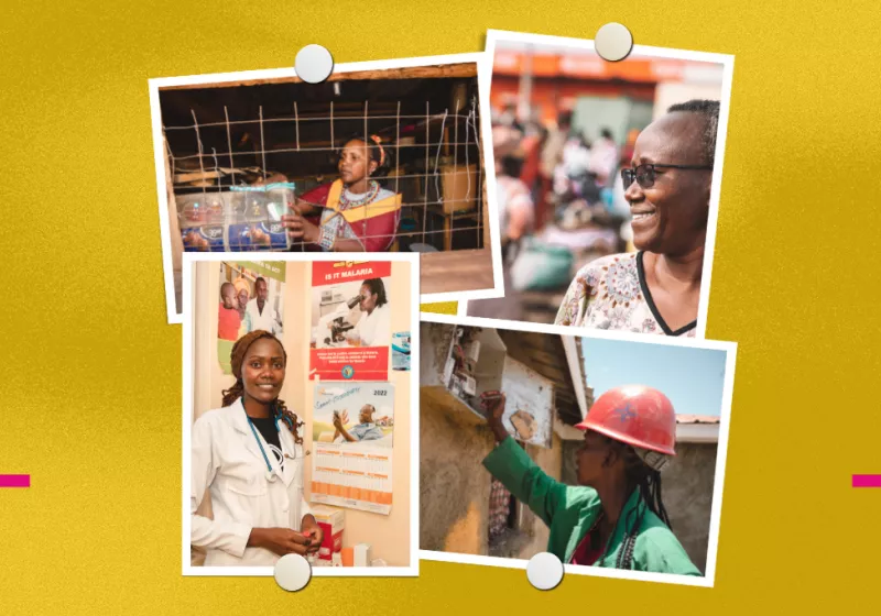 Photos of the beneficiaries of the PPDP programme