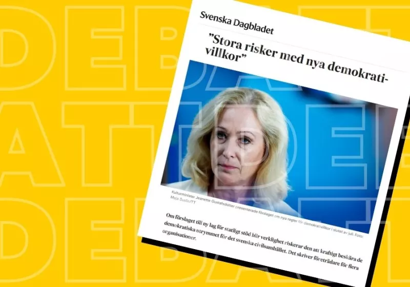 Skrämbild på artikel i Svenska Dagbladet 