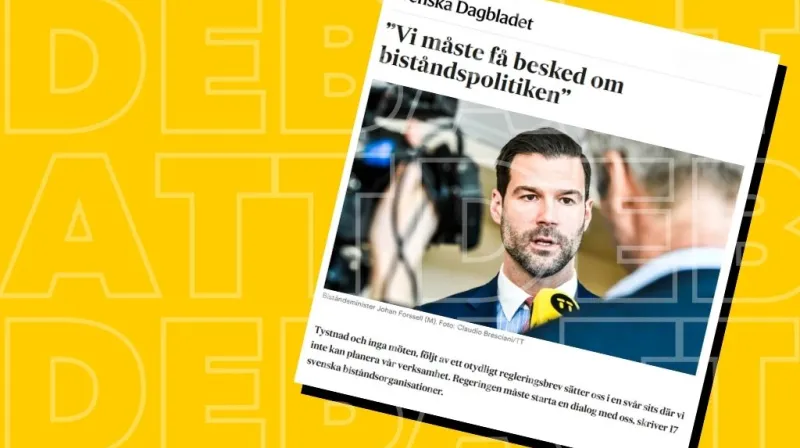 Skärmbild på artikel i Svenska Dagbladet 