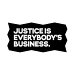 Logga för kampanjen Justice is everybody's business